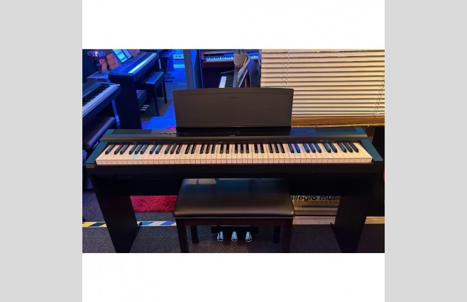 Yamaha P-125 Satin Black Home Stand Digital Piano, Used - Complete Package (SN:YBZJ01042) - Image 1